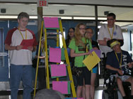 Exercise in setting goals at the 2012 YLF in South Dakota
