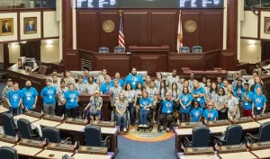 Florida YLF in government building