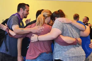 A group hug